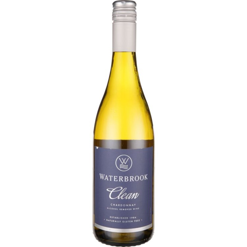 WATERBROOK CHARDONNAY CLEAN ALCOHOL REMOVED WINE 750ML