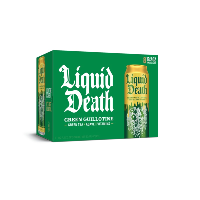 Liquid Death Green Guillotine 3x 8 Pack (19.2 oz Cans)