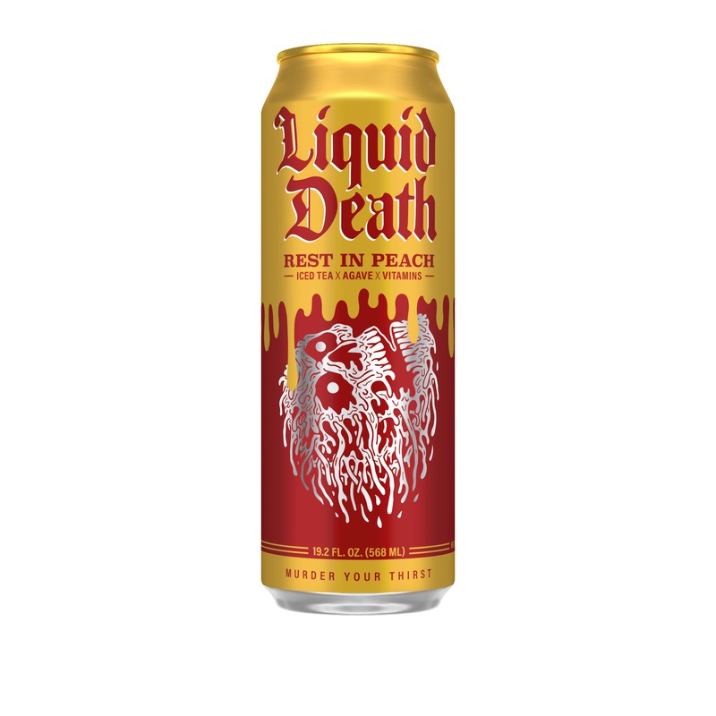 Liquid Death Rest In Peach 12 Pack (19.2 oz Cans)