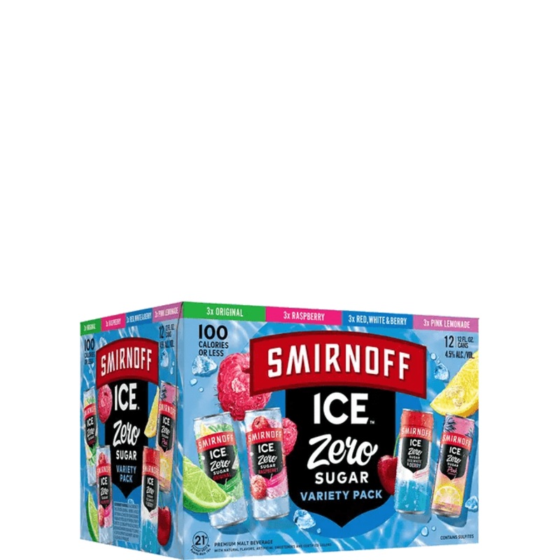 SMIRNOFF ICE ZERO 12PK