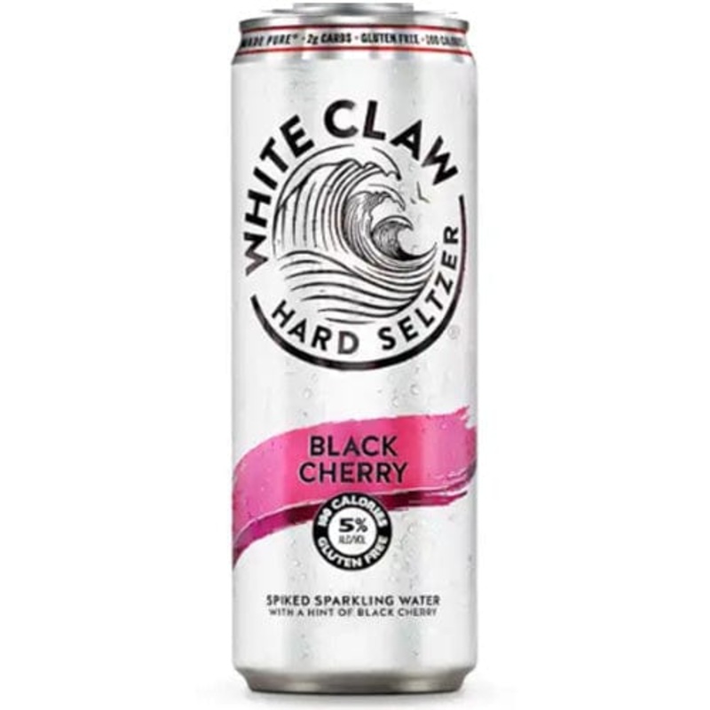 WHITE CLAW BLACK CHERRY 19.2OZ SINGLE CAN