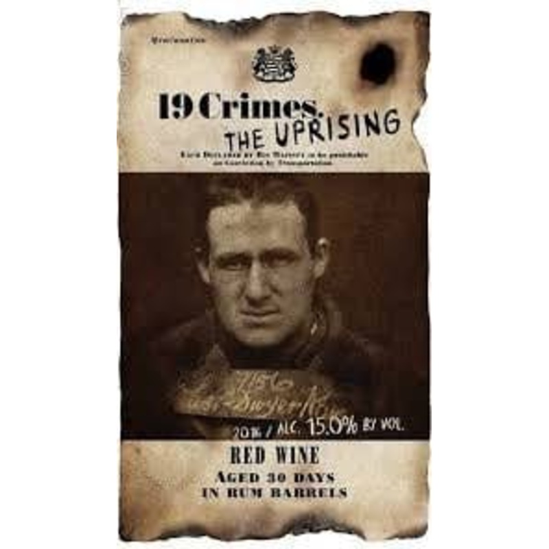 19 CRIMES UPRISING RED RUM BARREL 750ML