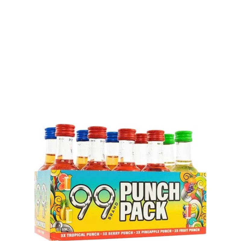 99 SCHNAPPS PUNCH 50ML VARIETY 10PK