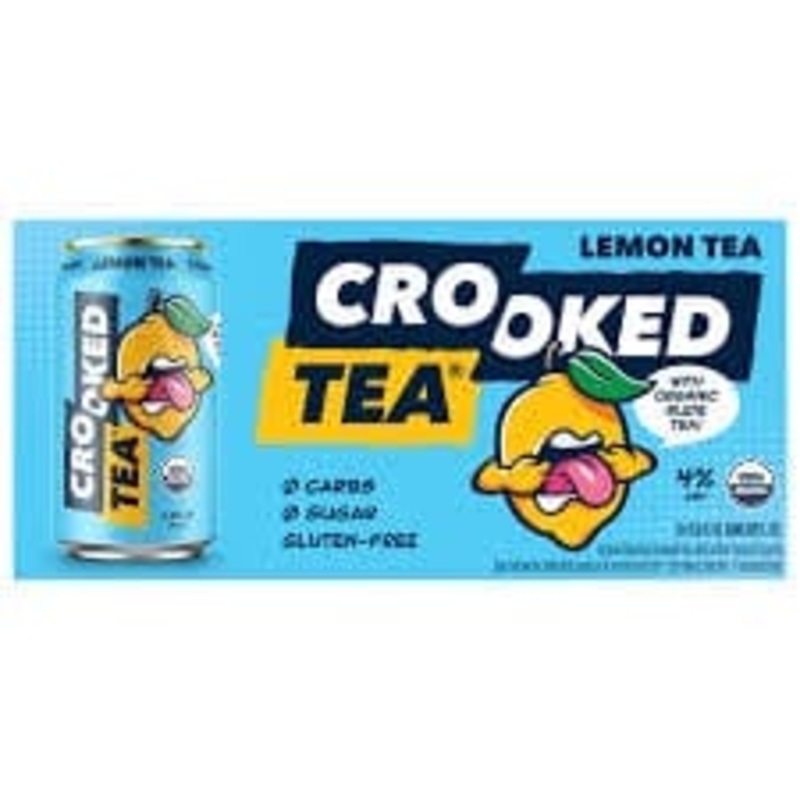 CROOKED TEA LEMON 8PK