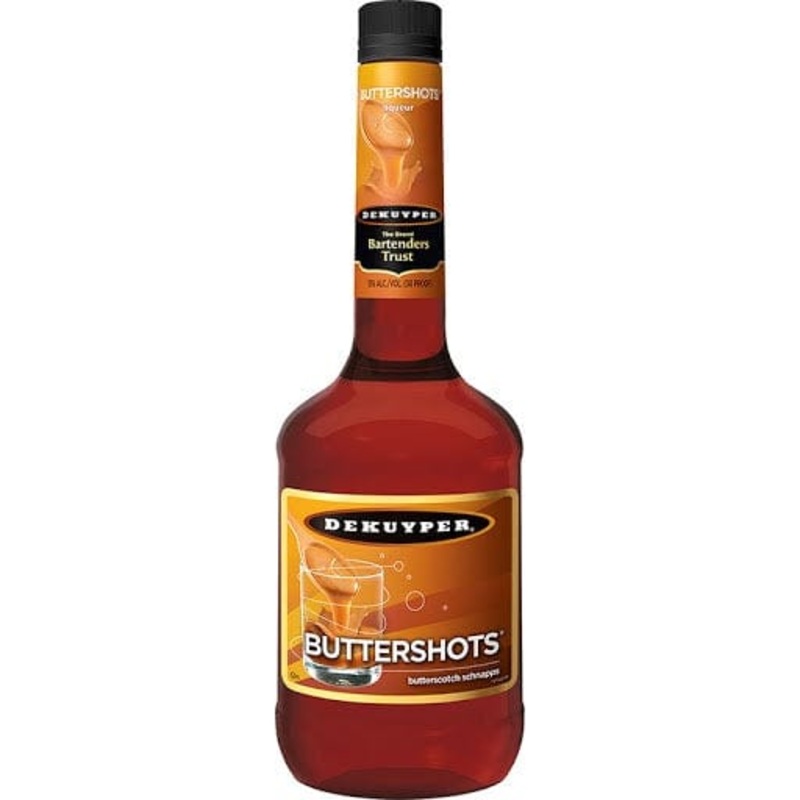 DEKUYPER BUTTERSHOTS SCHNAPPS 30 750ML