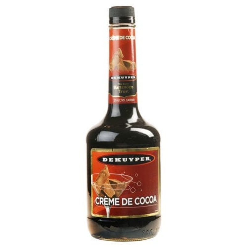 DEKUYPER CREME DE COCOA DARK 48 750ML