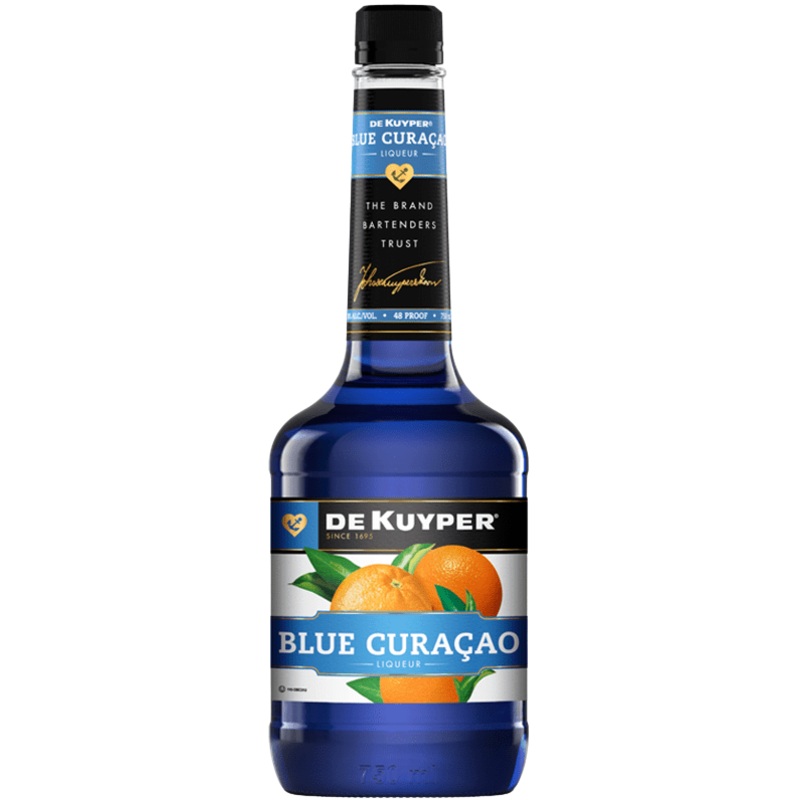 DEKUYPER CURACAO BLUE 750ML