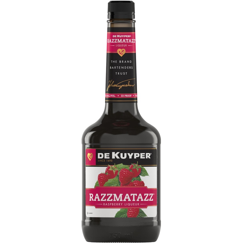DEKUYPER RAZZMATAZZ SCHNAPPS 33 750ML