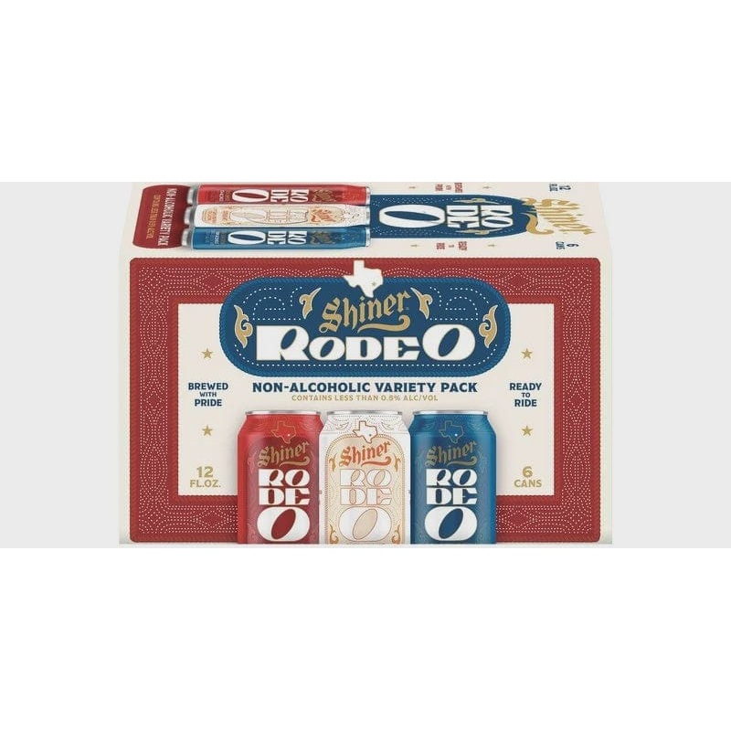 SHINER RODEO NON-ALCOHLIC VARIETY 6PK