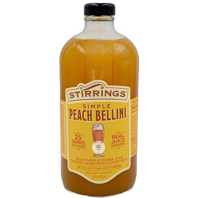 STIRRINGS PEACH BELLINI MIX 750ML
