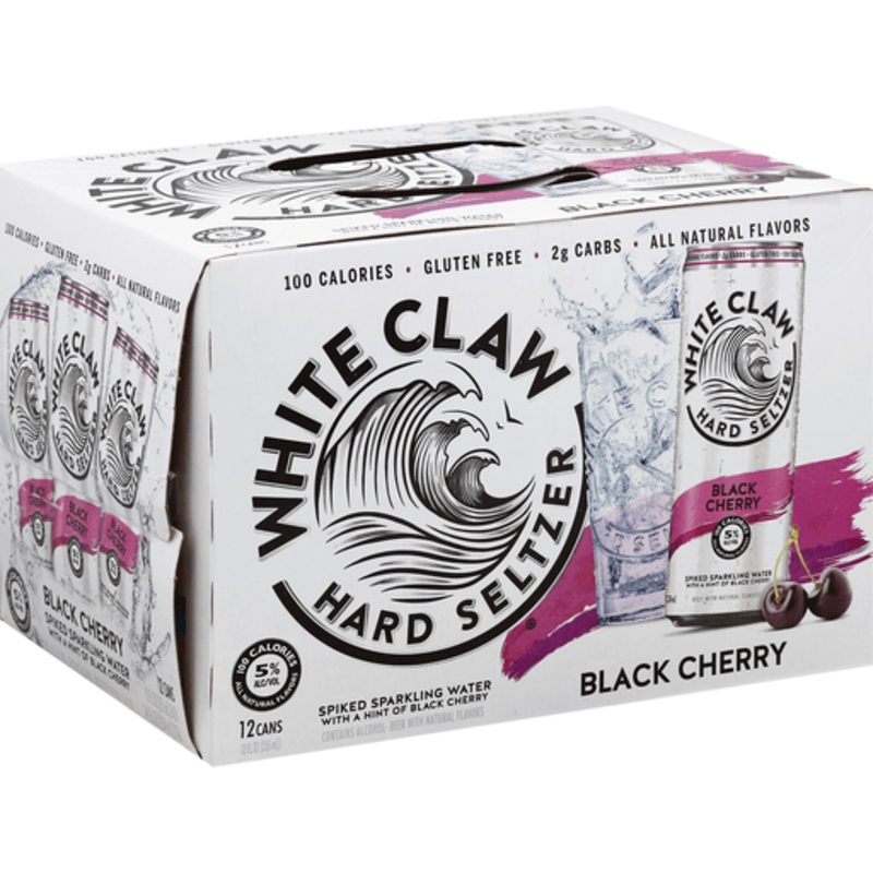 WHITE CLAW BLACK CHERRY 12PK