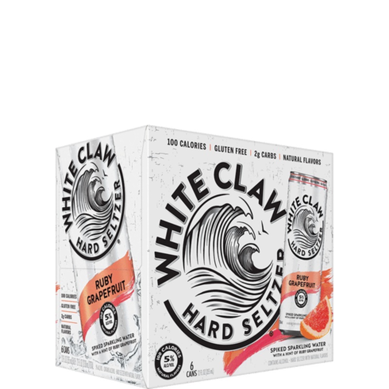 WHITE CLAW GRAPEFRUIT 6PK