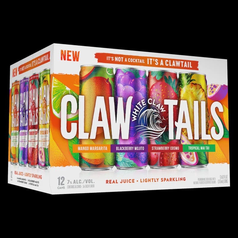 WHITE CLAW CLAWTAILS VARIETY 12PK
