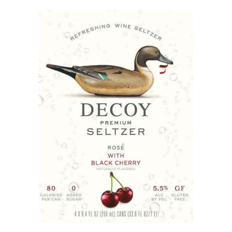 DECOY SELTZER BLACK CHERRY 4PK