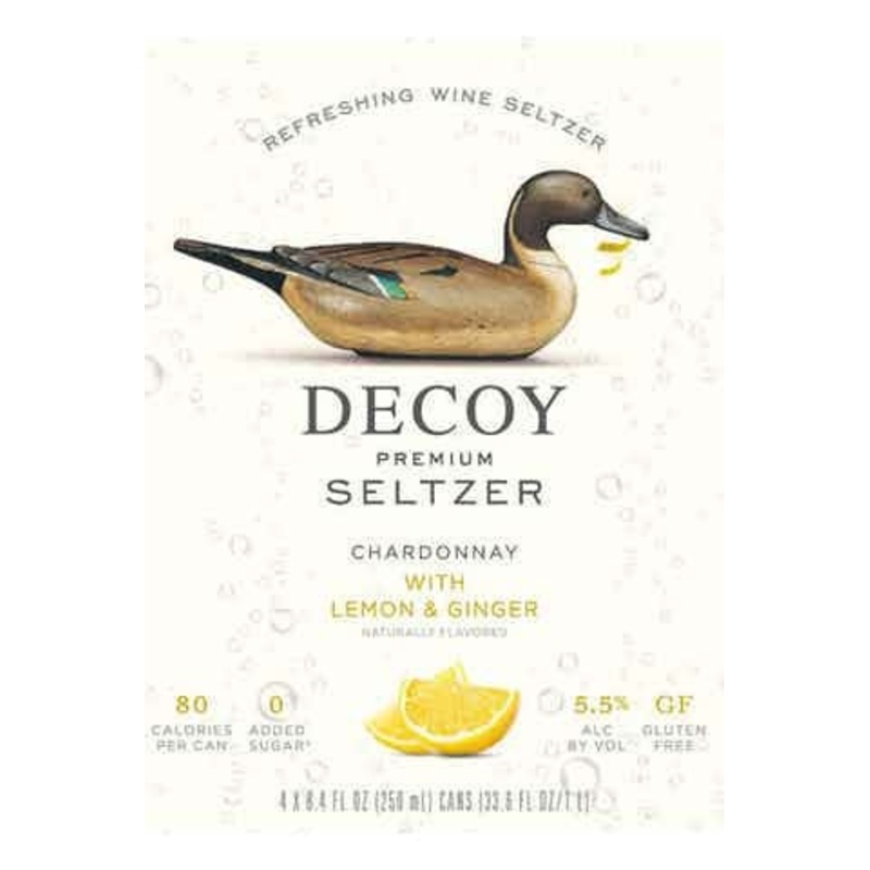 DECOY SELTZER LEMON & GINGER 4PK