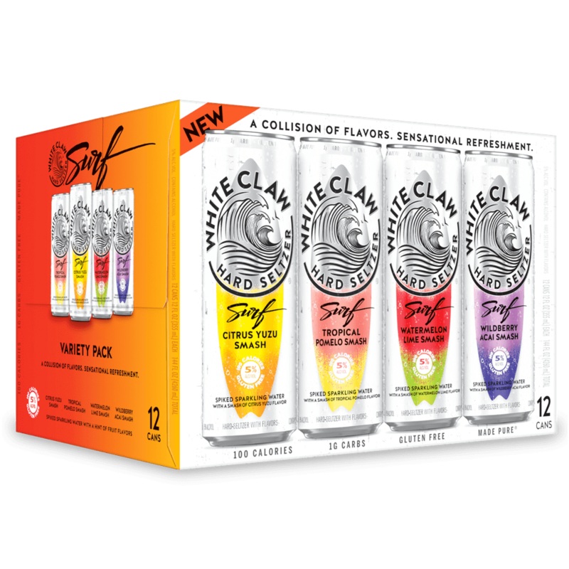 WHITE CLAW SURF VARIETY 12PK