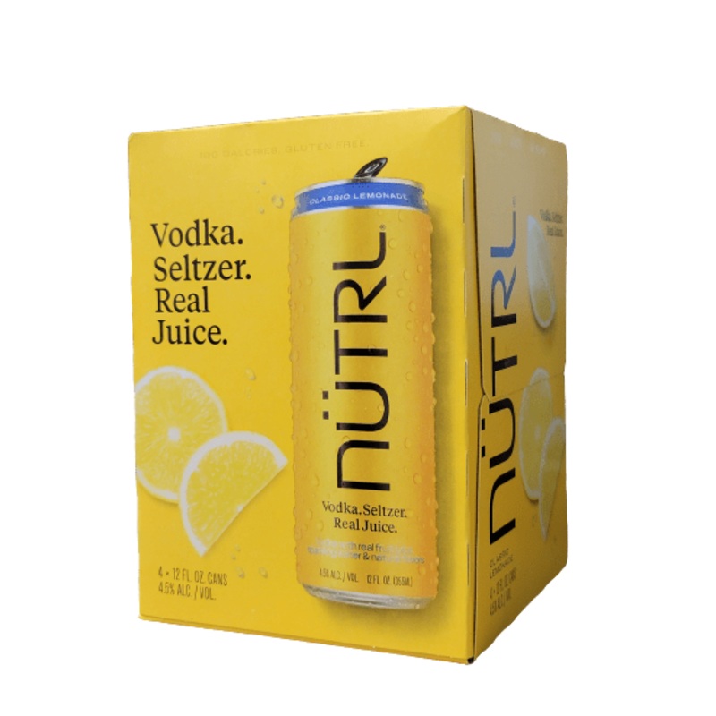 NUTRL CLASSIC LEMONADE 4PK