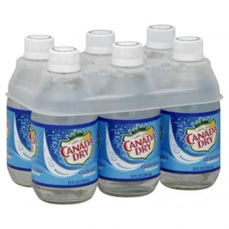 CANADA DRY CLUB SODA 6PK