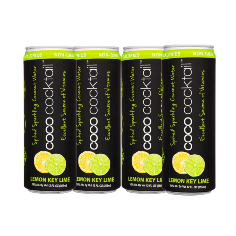 Coco Cocktail Lemon Key Lime 12oz 4-Pack Can