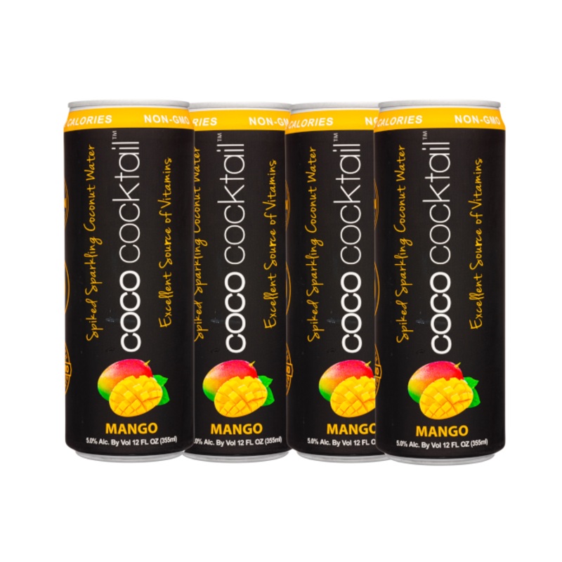 Coco Cocktail Mango 12oz 4-Pack Can