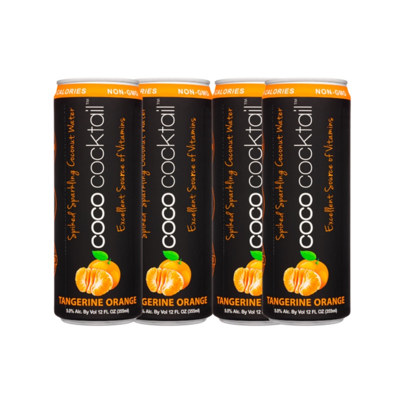 Coco Cocktail Tangerine Orange 12oz 4-Pack Can