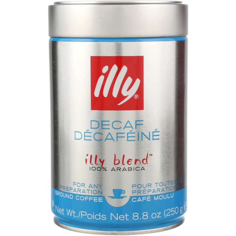 ILLY DECAF GROUND 250G CAN 8838