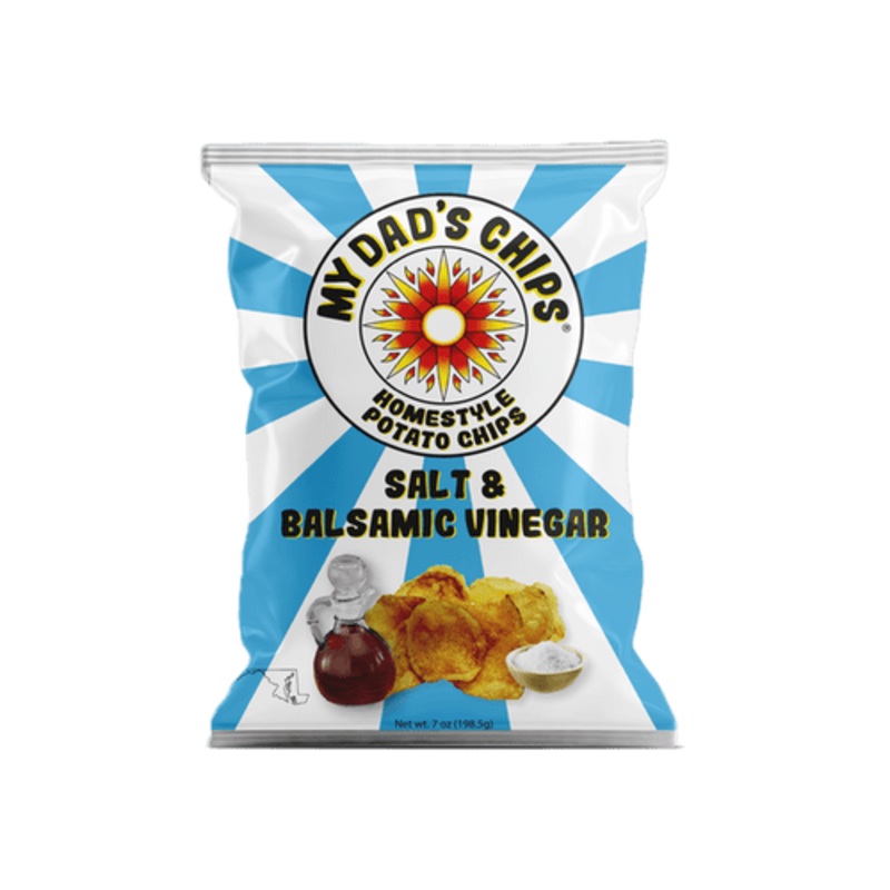 MY DAD'S CHIPS SALT & BALSAMIC VINEGAR 7OZ