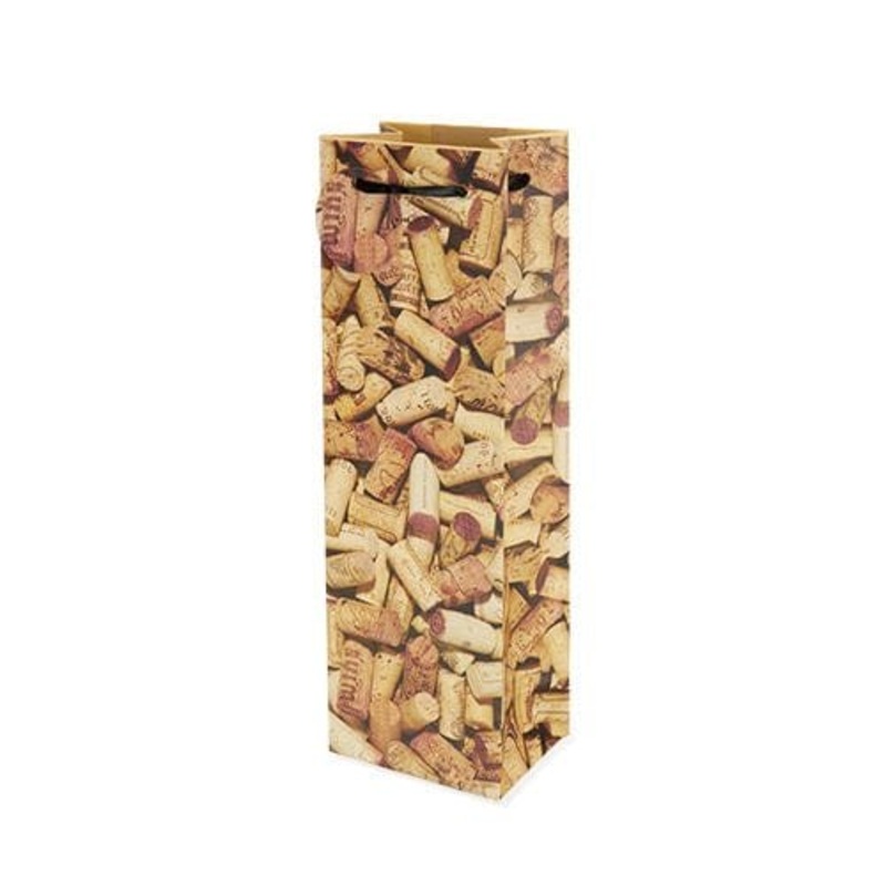 WINE CORKS SINGLE BTL WINE BAG