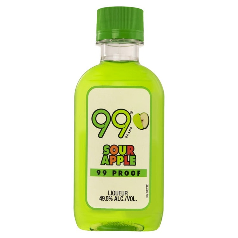 99 SOUR APPLE LIQ 99 PET 4/12PK
