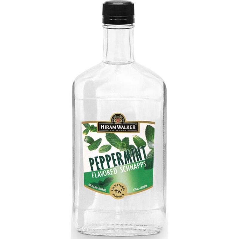H WALKER PEPPERMINT SCHNAPPS 90