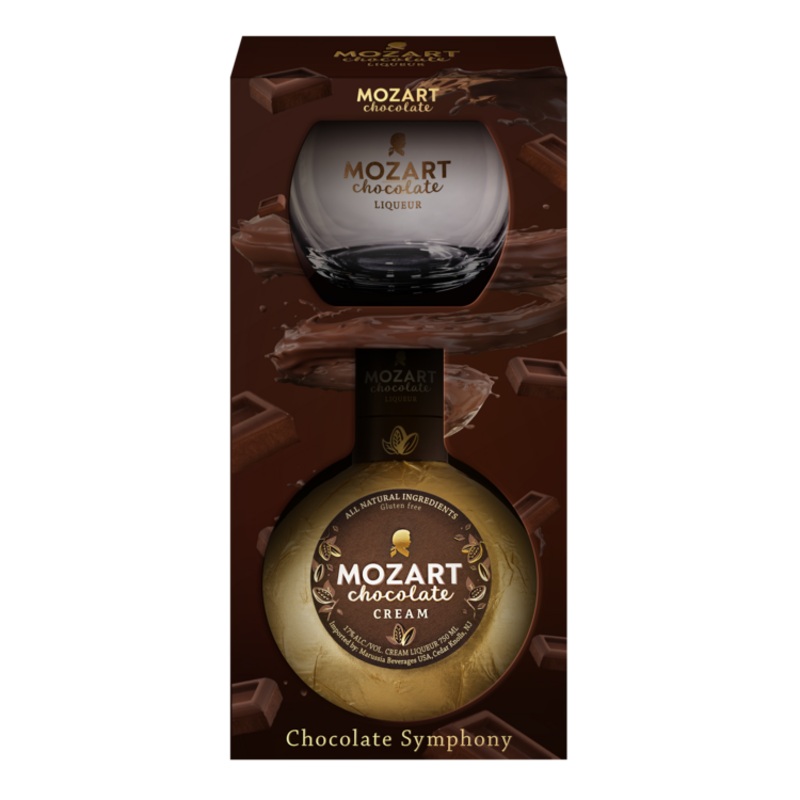 MOZART CHOC CREAM LIQ 34 W/TUMB