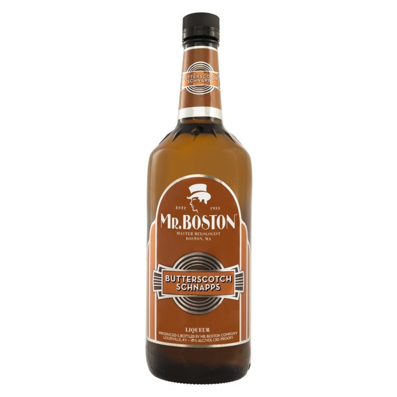 MR BOSTON SCHNAPPS BUTTERSCOTCH 30