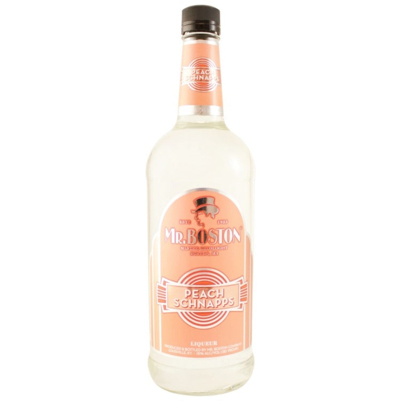 MR BOSTON SCHNAPPS PEACH 30