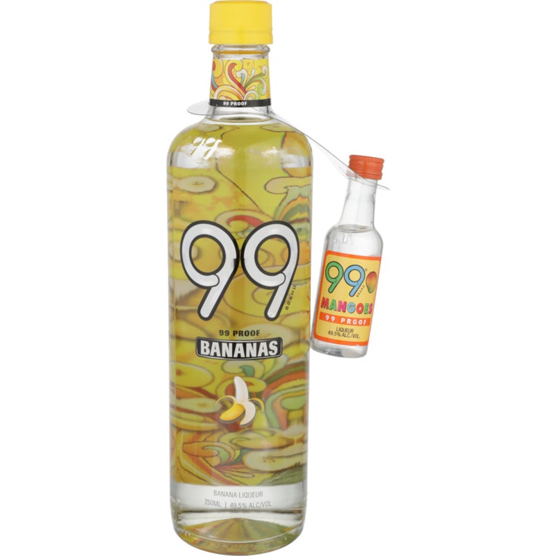 99 BANANAS SCHNAPPS W/50ML 99MANGO