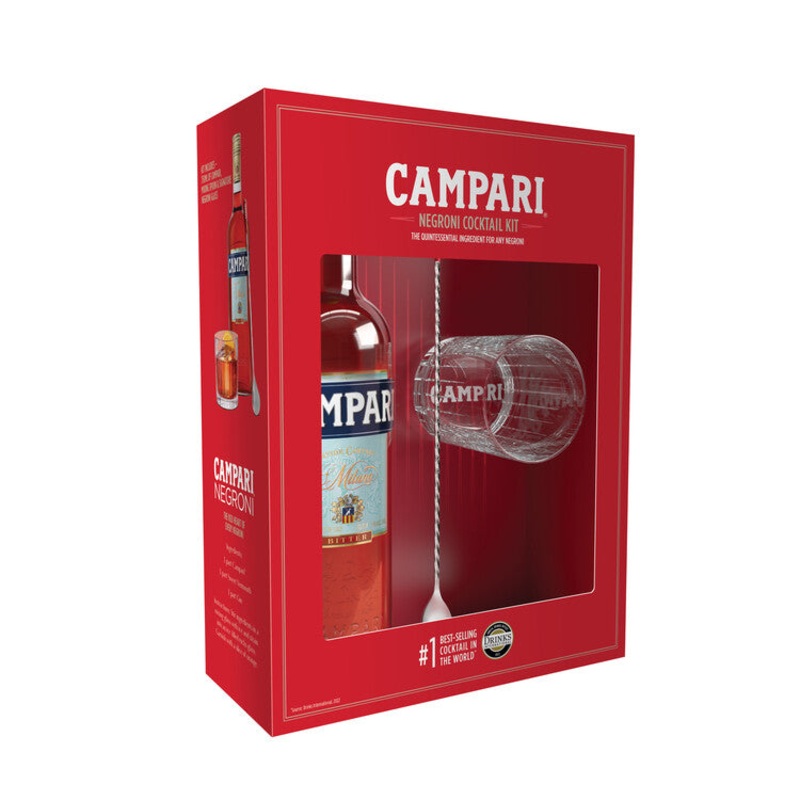 CAMPARI APERITIVO 48 W/GLASS