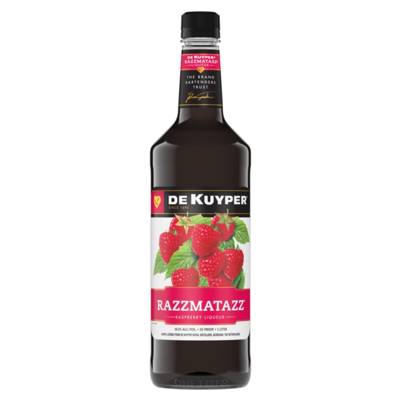 DEKUYPER RAZZMATAZZ SCHNAPPS 33PET