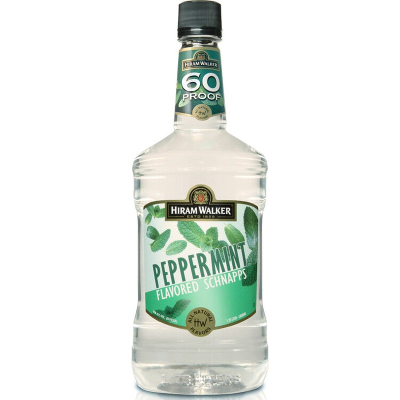 H WALKER PEPPERMINT SCHNAPPS 60PET