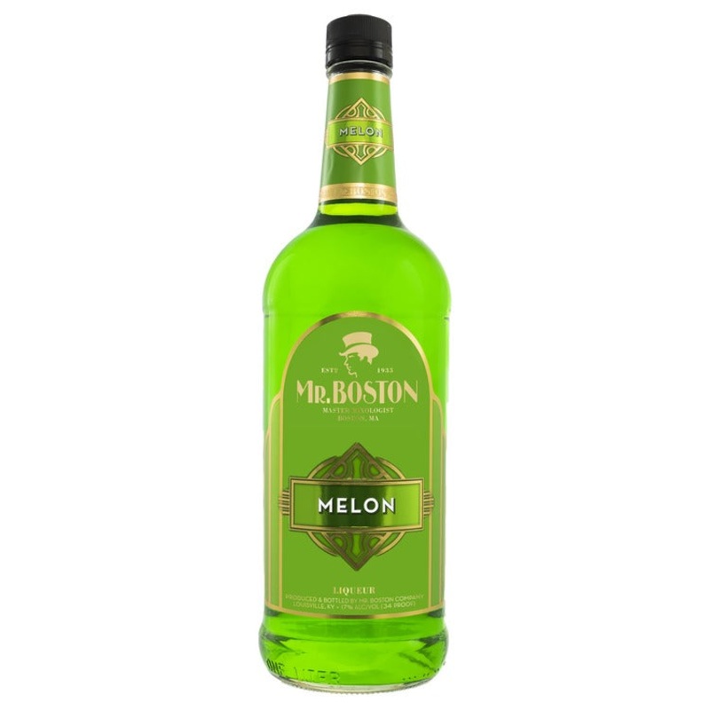 MR BOSTON MELON LIQUEUR 34