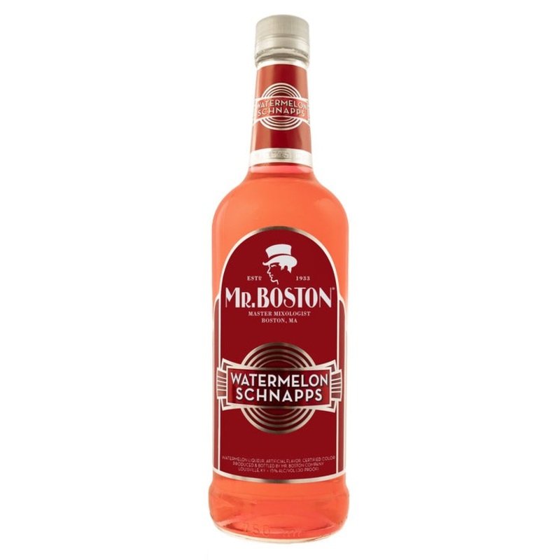 MR BOSTON WATERMELON SCHNAPPS 30