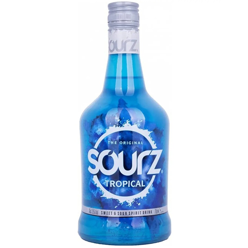 Sourz Tropical Blue Liqueur, 70 cl