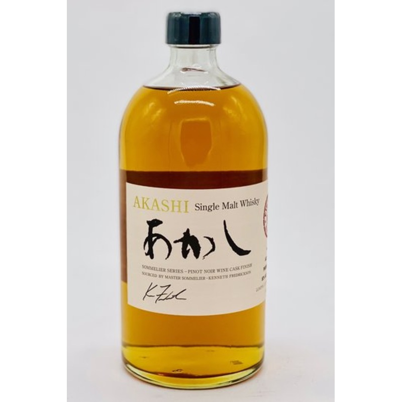 Akashi Sommelier Series Pinot Noir Cask Finish Single Malt Whisky 750ml