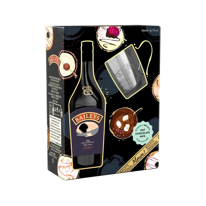 Baileys Original Irish Cream Liqueur Gift Pack, 70 cl