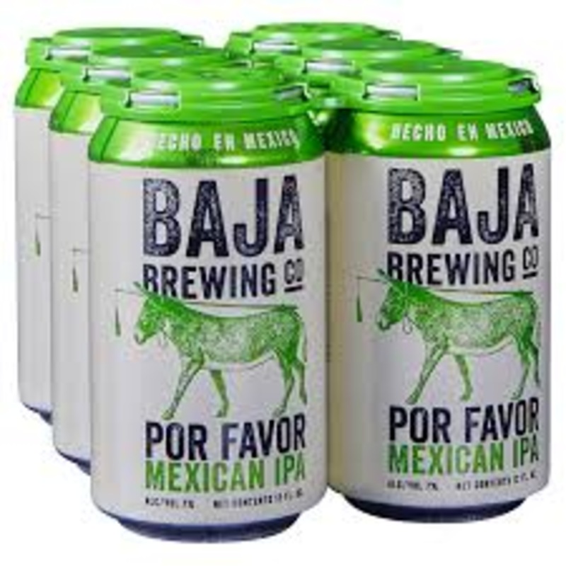 Baja Brewing Por Favor Mexican Ipa 12oz 6pk Cans