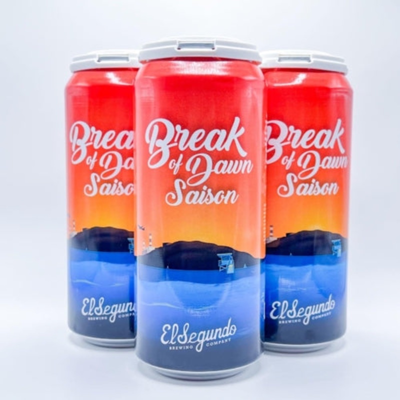 El Segundo Break Of Dawn Saison 16oz 4pk Cans