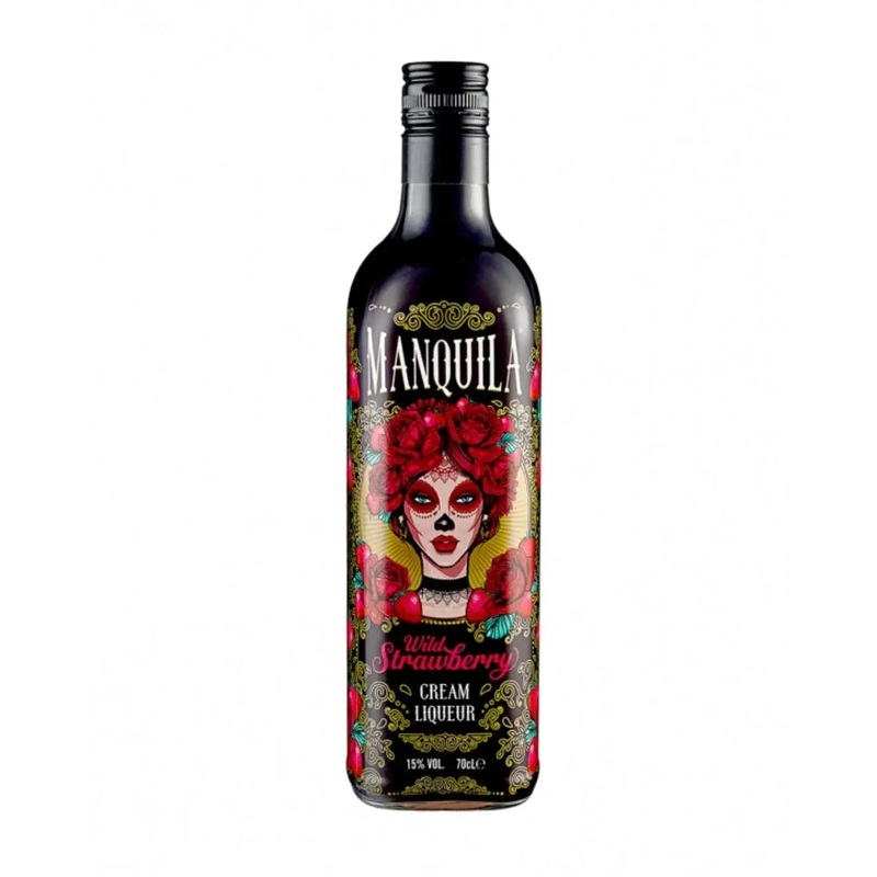 Manquila Wild Strawberry Cream Liqueur, 70 cl