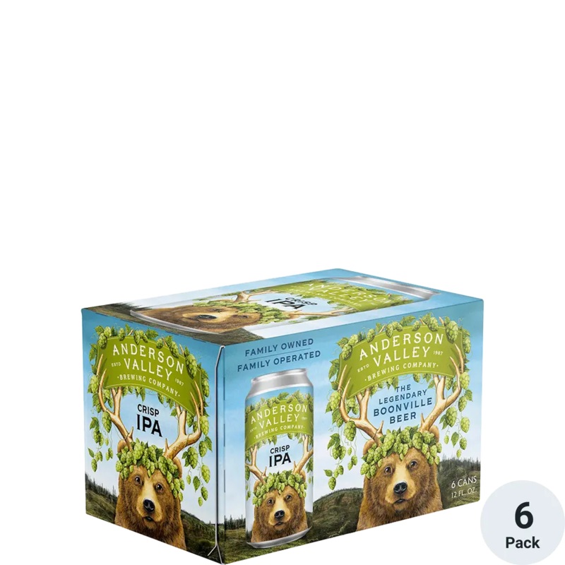Anderson Valley Crisp Ipa 12oz 6 Pack Cans