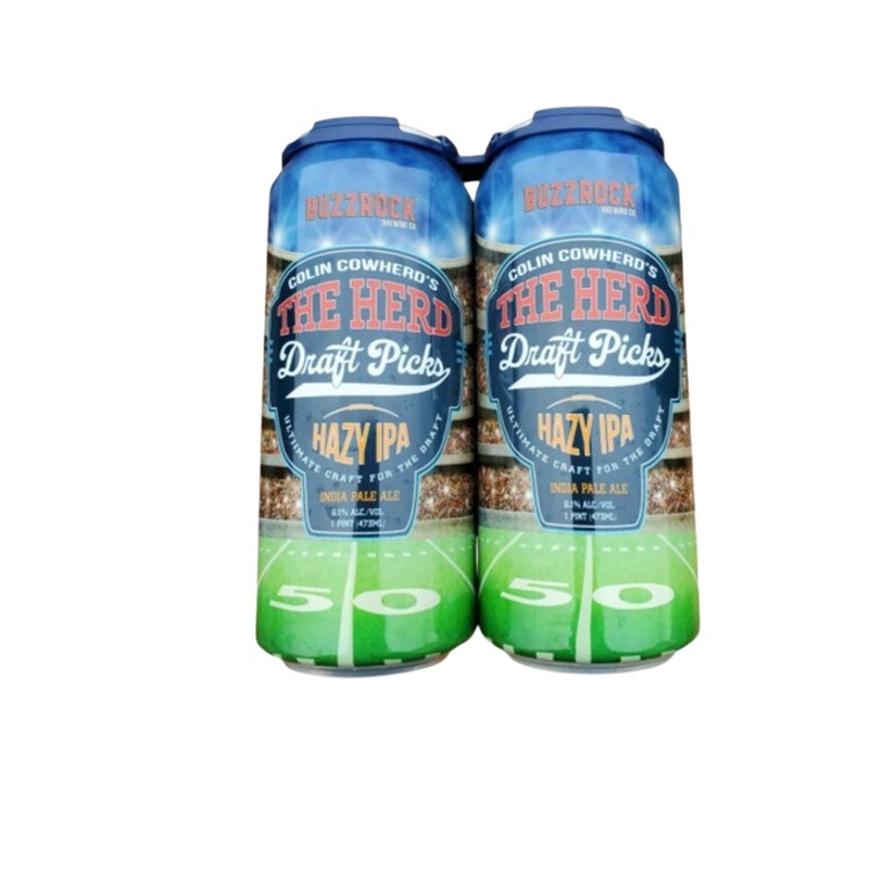 Buzzrock Colin Cowherds Draft Pick Hazy IPA 6x 4 Pack (16 oz Cans)