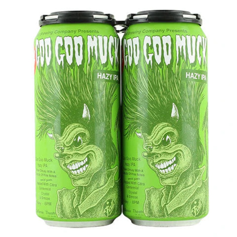 Fall Brewing Goo Goo Muck Hazy Ipa 16oz 4 Pack Cans