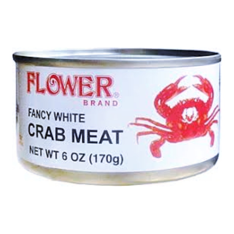 FLOWER CRAB MEAT (WHITE) 24/6OZ