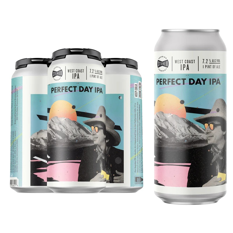 Stereo Perfect Day West Coast Ipa 16oz 4pack Cans